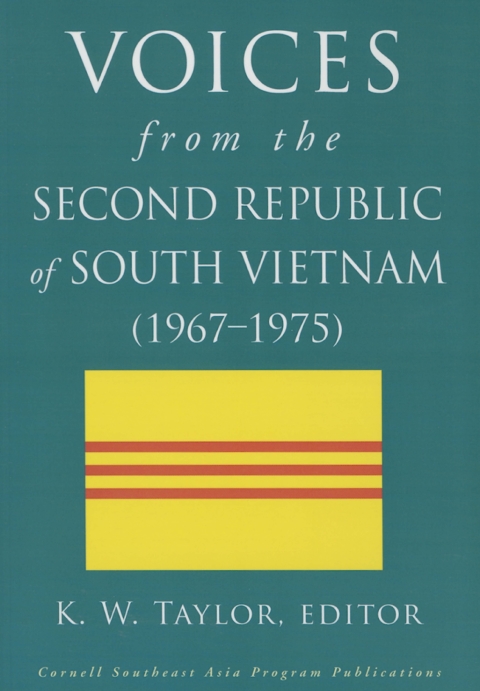 Cover image for book Voices from the Second Republic of South Vietnam (1967–1975)
