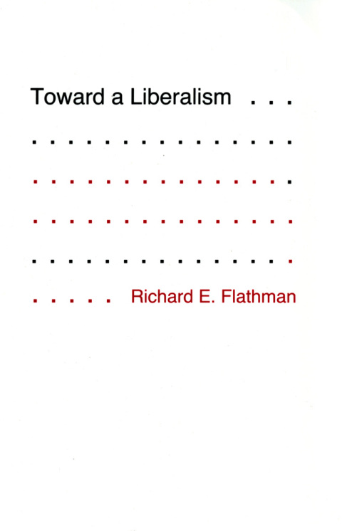 Cover image for book Toward a Liberalism