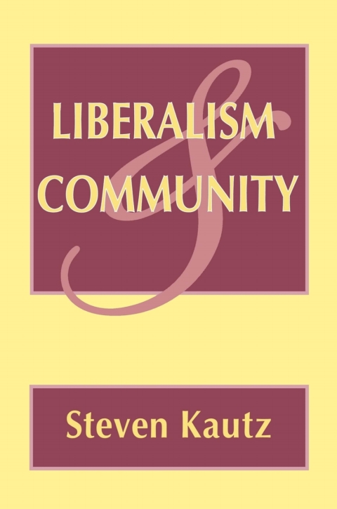 Cover image for book Liberalism and Community