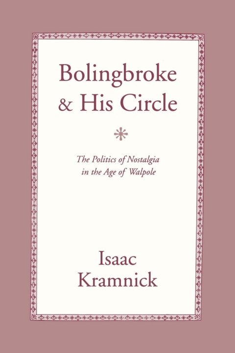 Cover image for book Bolingbroke and His Circle