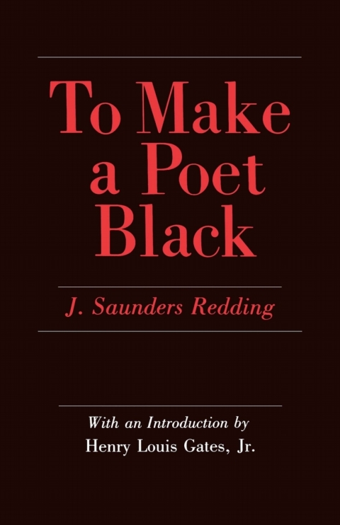Cover image for book To Make a Poet Black