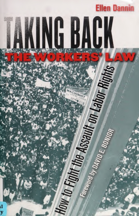 Cover image for book Taking Back the Workers' Law