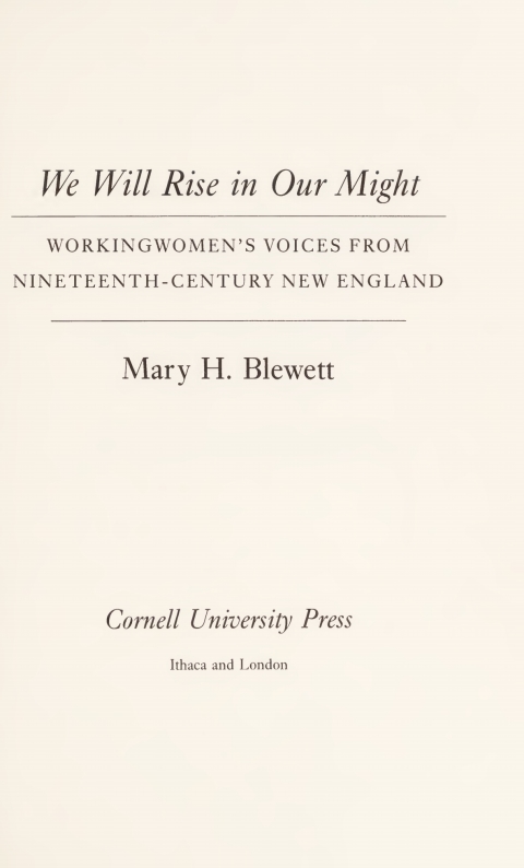 Cover image for book We Will Rise in Our Might