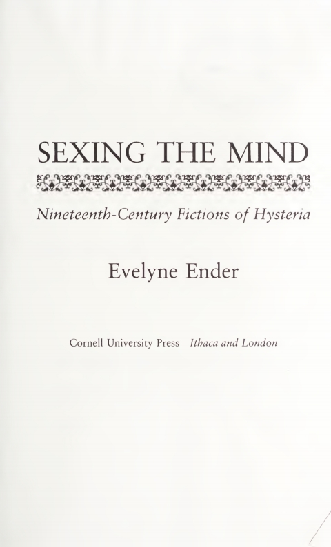Cover image for book Sexing the Mind