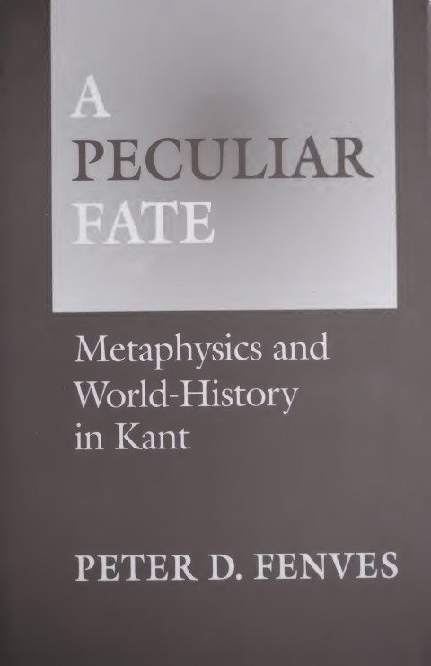 Cover image for book A Peculiar Fate