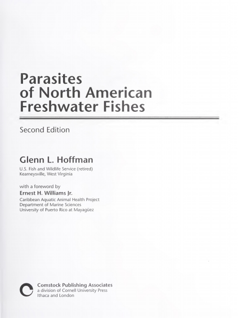 Cover image for book Parasites of North American Freshwater Fishes