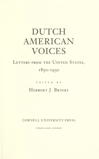 Dutch American Voices