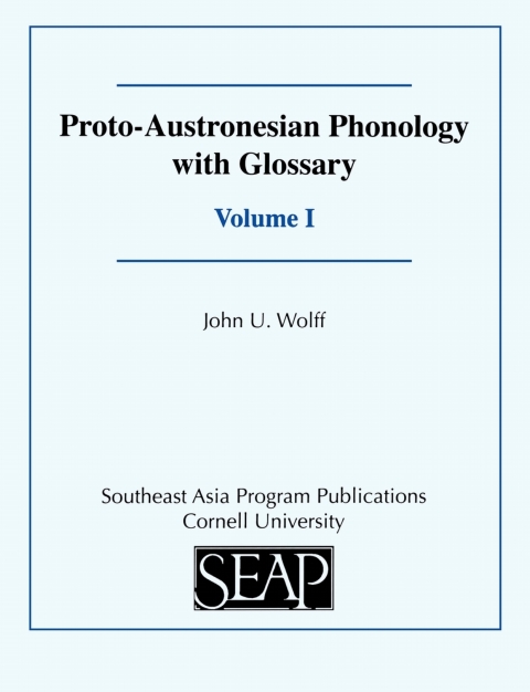 Cover image for book Proto-Austronesian Phonology with Glossary