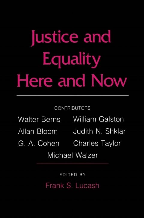Cover image for book Justice and Equality Here and Now