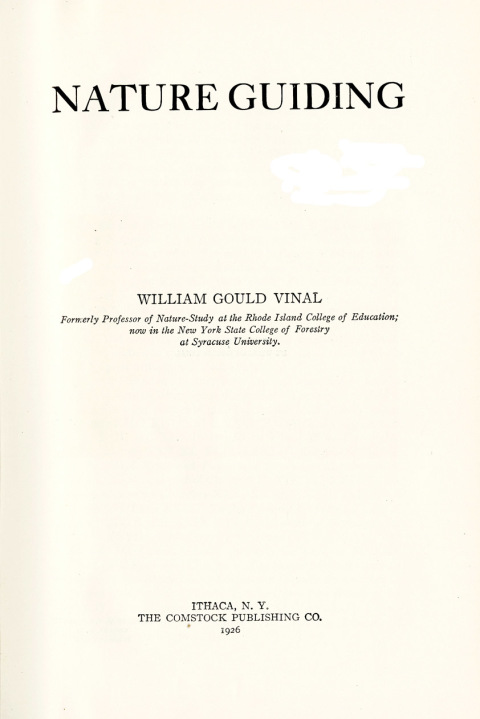 Cover image for book Nature Guiding