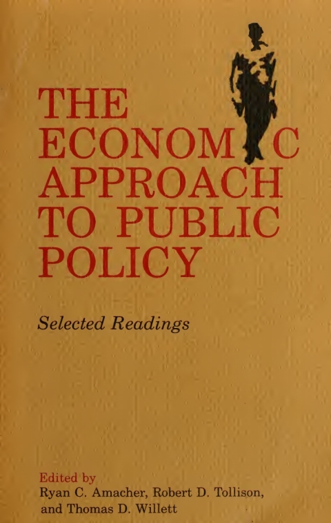 Cover image for book The Economic Approach to Public Policy