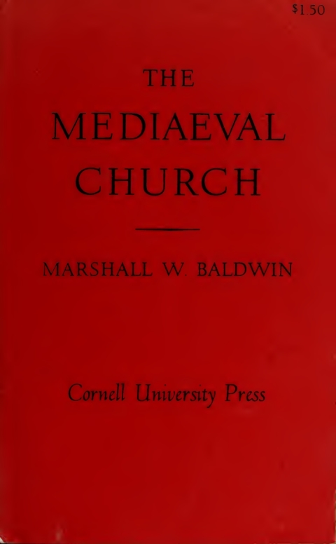 Cover image for book The Mediaeval Church