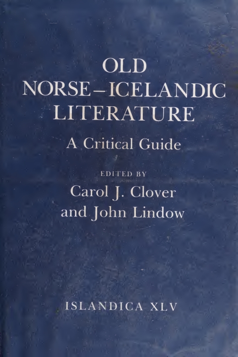 Cover image for book Old Norse-Icelandic Literature