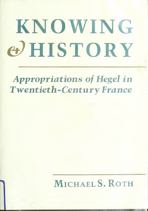 Cover image for book Knowing and History