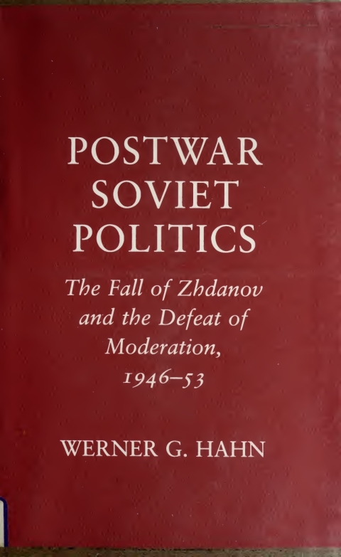 Cover image for book Postwar Soviet Politics