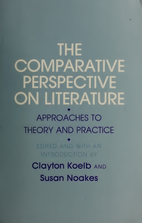 Cover image for book The Comparative Perspective on Literature