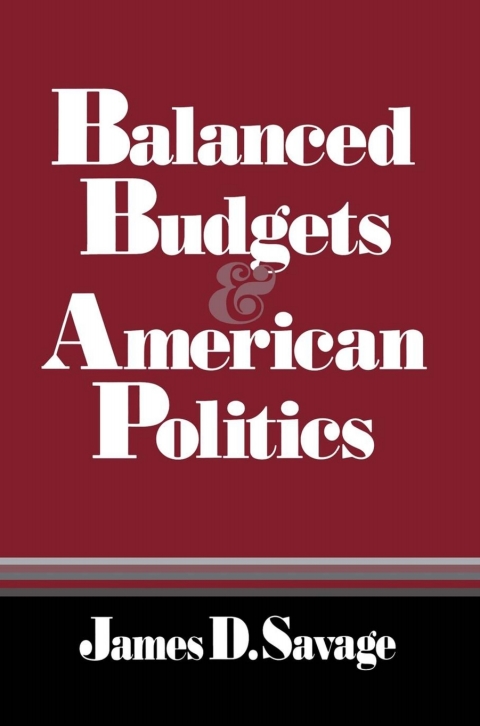 Cover image for book Balanced Budgets and American Politics