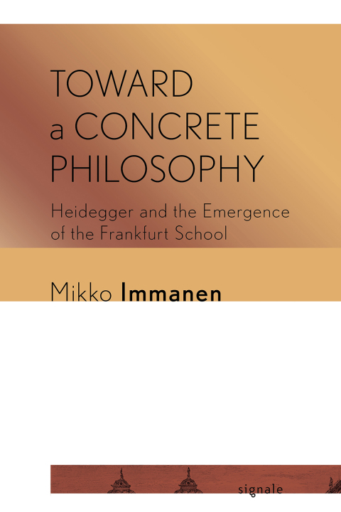 Cover image for book Toward a Concrete Philosophy