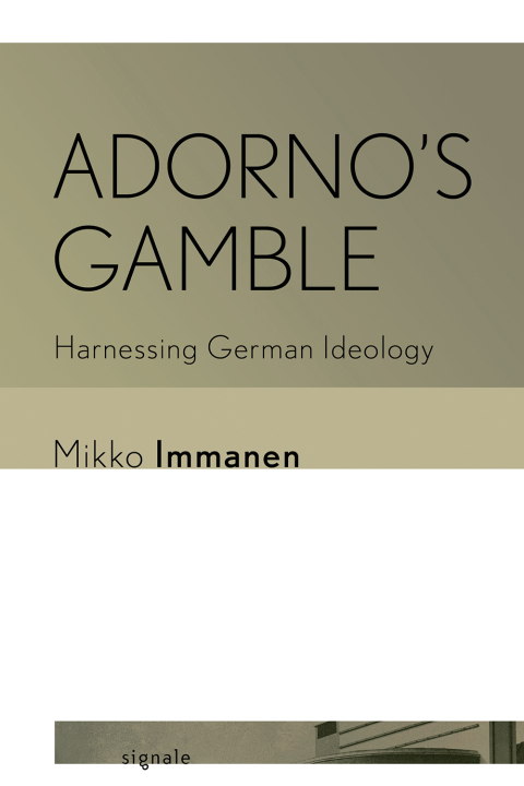 Cover image for book Adorno's Gamble