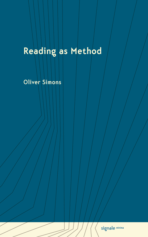 Cover image for book Reading as Method
