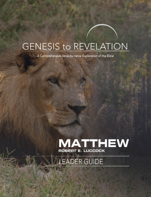 Cover image for book Genesis to Revelation: Matthew Leader Guide