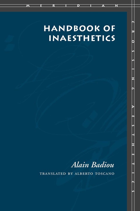 Cover image for book Handbook of Inaesthetics