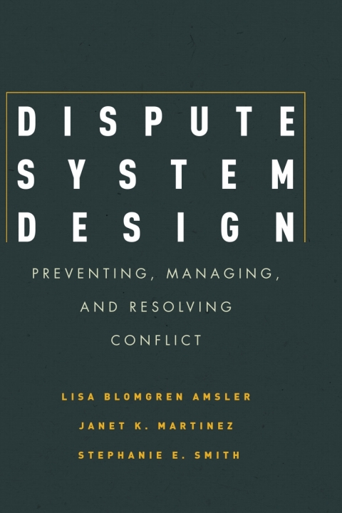 Cover image for book Dispute System Design