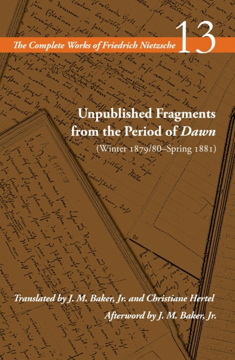 Cover image for book Unpublished Fragments from the Period of Dawn (Winter 1879/80–Spring 1881)