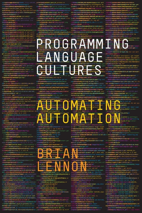 Cover image for book Programming Language Cultures