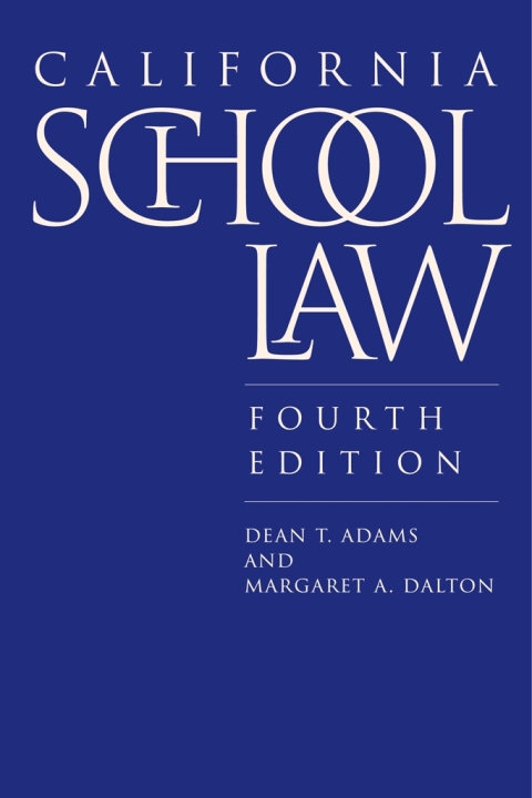 Cover image for book California School Law