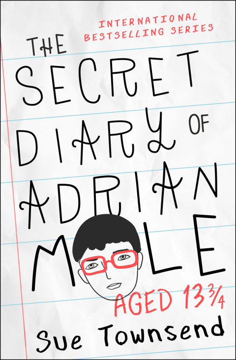 Cover image for book The Secret Diary of Adrian Mole, Aged 13 3/4