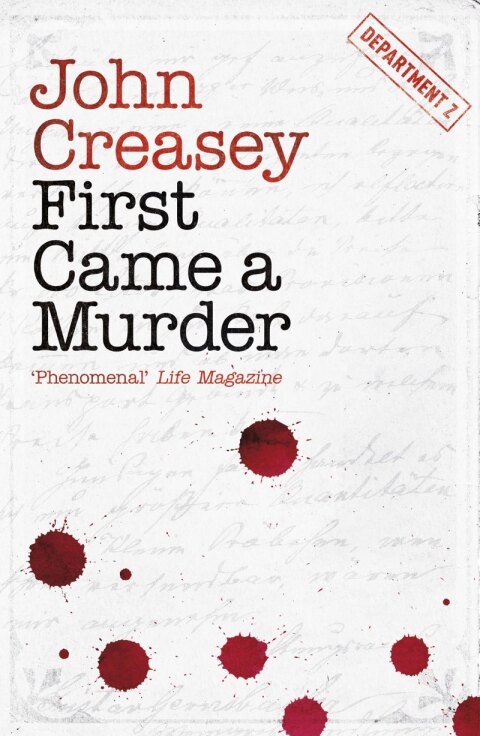 Cover image for book First Came a Murder