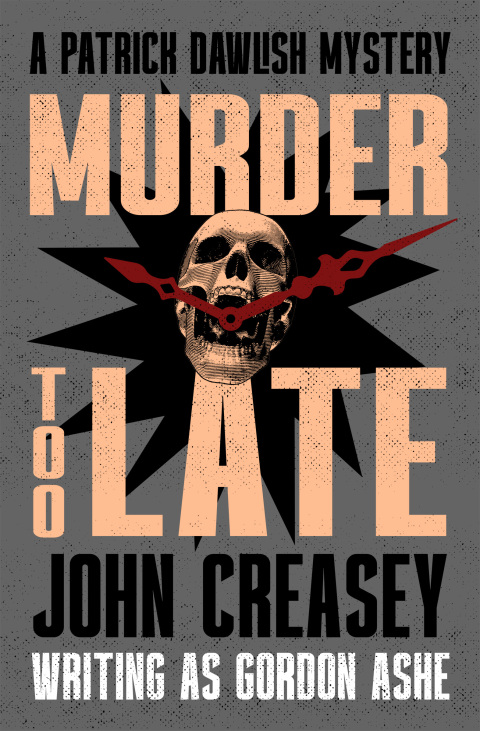 Cover image for book Murder Too Late