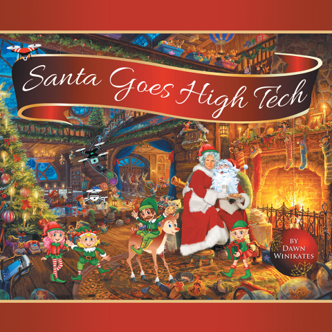 Cover image for book Santa Goes High Tech