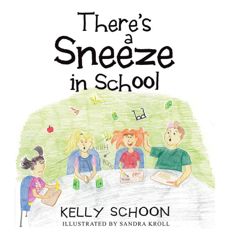 Cover image for book There's a Sneeze in School