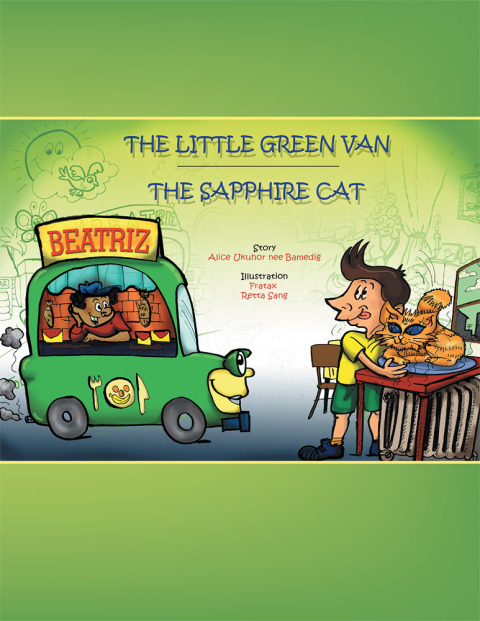Cover image for book The Little Green Van & the Sapphire Cat