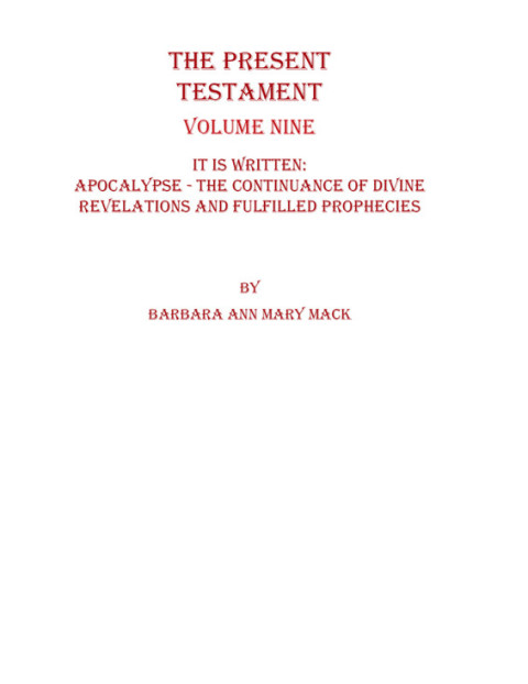 Cover image for book The Present Testament Volume Nine