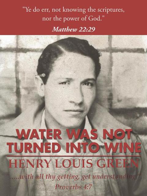 Cover image for book Water Was Not Turned into Wine