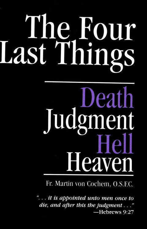 Cover image for book The Four Last Things