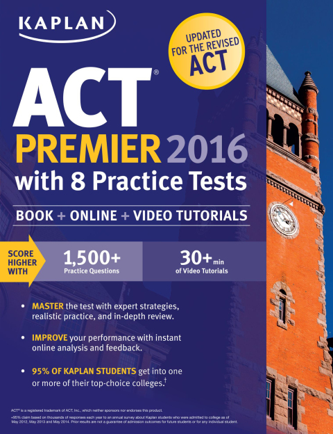 Cover image for book ACT Math & Science Prep: Includes 500+ Practice Questions
