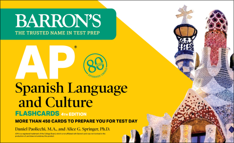 Cover image for book AP Spanish Language and Culture Flashcards, Fourth Edition: Up-to-Date Review and Practice