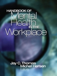 Cover image: Handbook of Mental Health in the Workplace 1st edition 9780761922551