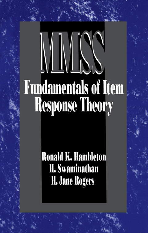 Cover image for book Fundamentals of Item Response Theory