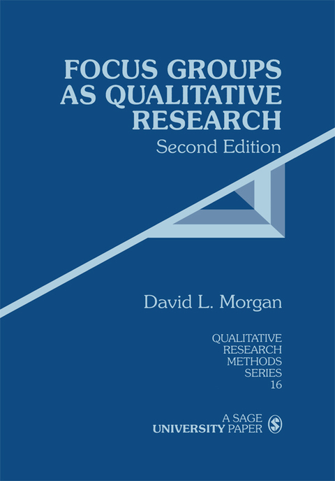 Cover image for book Focus Groups as Qualitative Research
