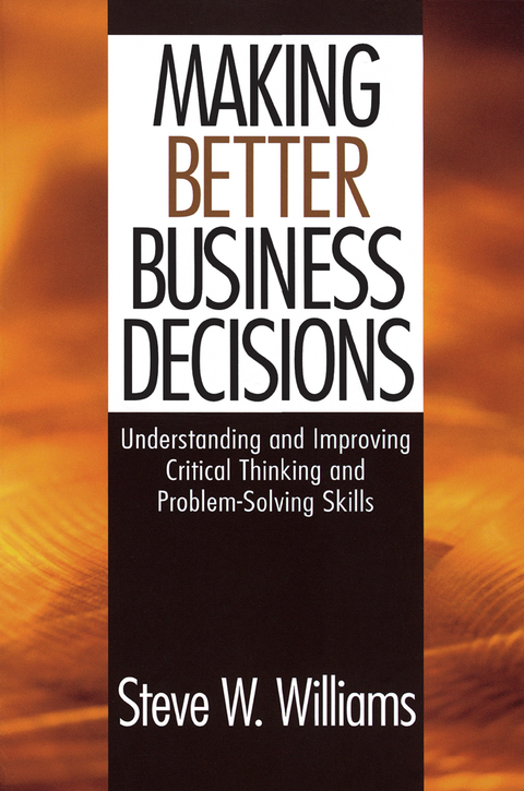 Cover image for book Making Better Business Decisions