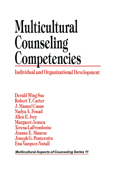 Cover image for book Multicultural Counseling Competencies
