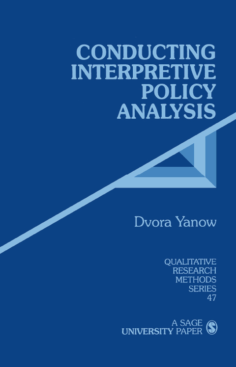Cover image for book Conducting Interpretive Policy Analysis