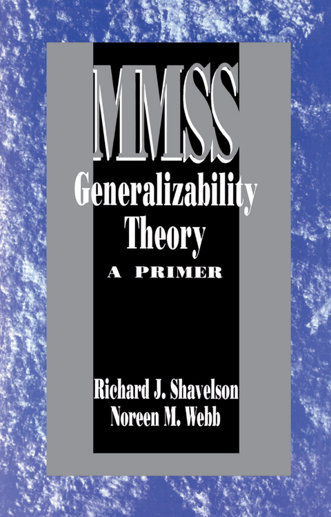 Cover image for book Generalizability Theory