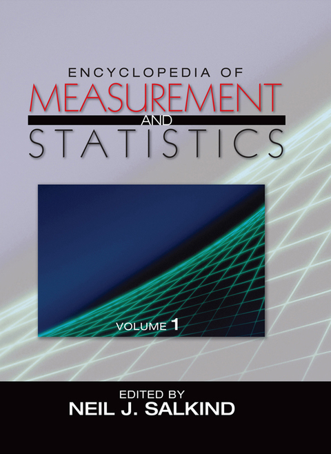 Cover image for book Encyclopedia of Measurement and Statistics