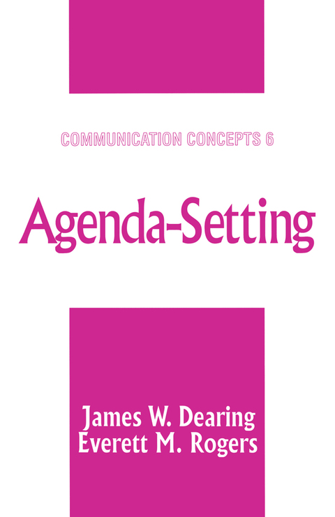 Cover image for book Agenda-Setting